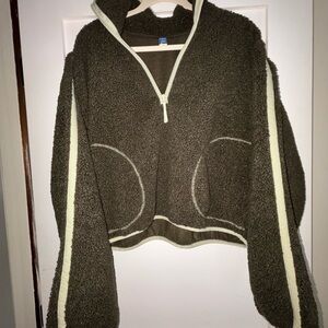 Old Navy Cropped Teddy Jacket